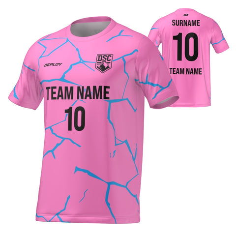 Flight Jersey Cracks - Pink - Deploy Football - Australia's Best Footballs & Soccer Balls