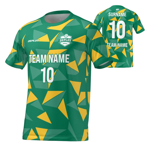Flight Jersey Fragments - Green - Deploy Football - Australia's Best Footballs & Soccer Balls