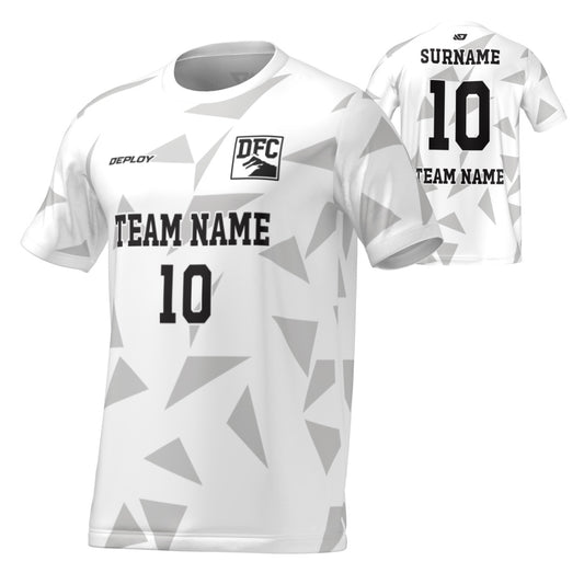 Flight Jersey Fragments - White - Deploy Football - Australia's Best Footballs & Soccer Balls