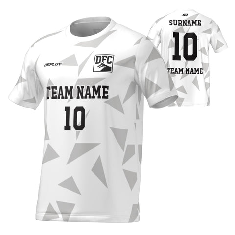 Flight Jersey Fragments - White - Deploy Football - Australia's Best Footballs & Soccer Balls