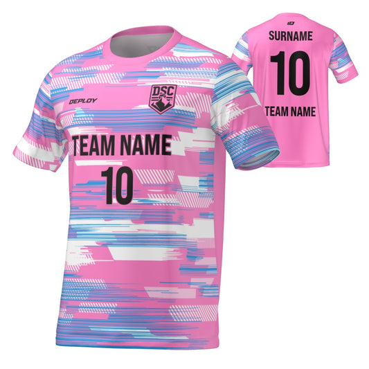 Flight Jersey Glitch - Pink - Deploy Football - Australia's Best Footballs & Soccer Balls