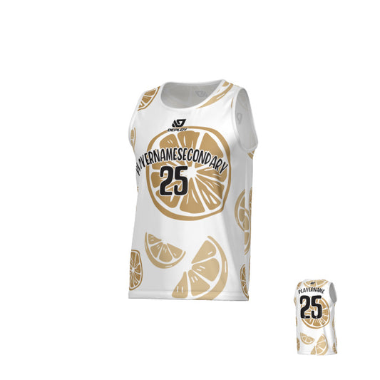 Oranges Sports Singlet - White