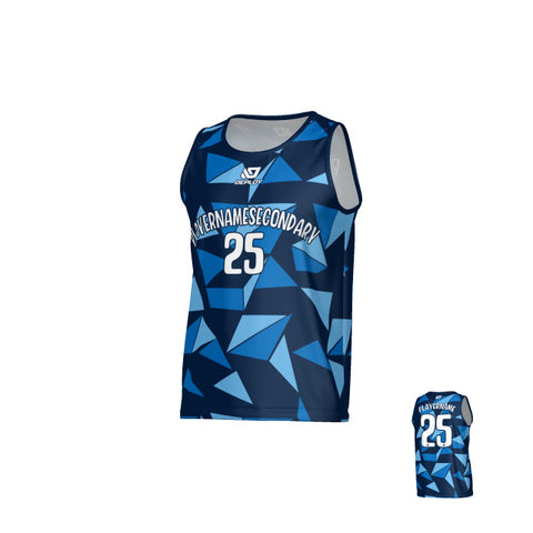 Shards Sports Singlet - Navy