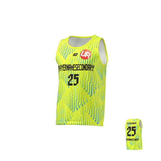 URBAN REC - FLIGHT SINGLET FADED - NEON YELLOW