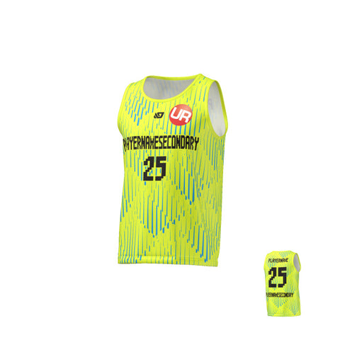 URBAN REC - FLIGHT SINGLET FADED - NEON YELLOW