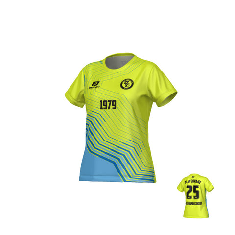 Circuit Womens Jersey - Neon Yellow