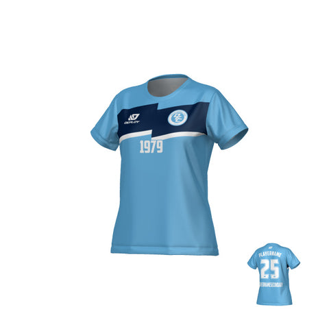 Zag Womens Jersey - Sky Blue & Navy