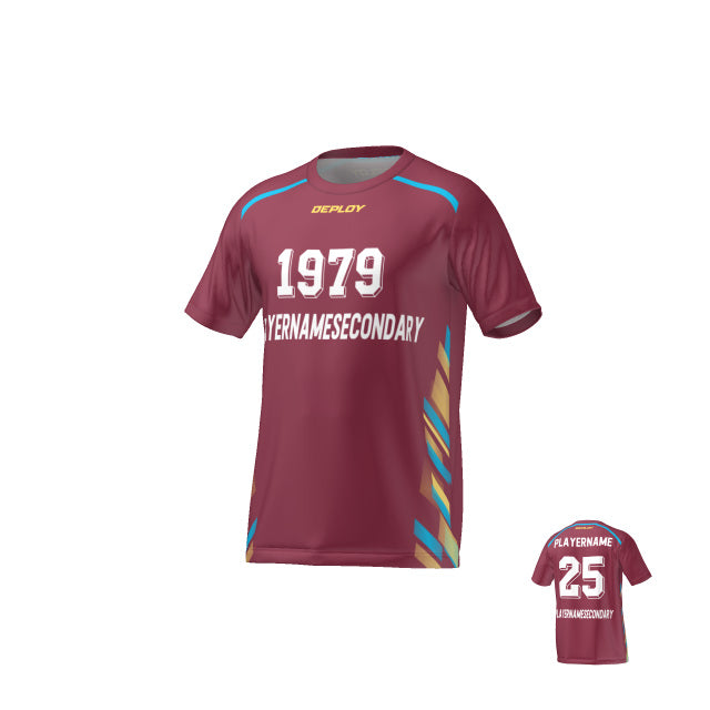 FLIGHT JERSEY 17 - MAROON - Deploy Football - Australia's Best Footballs & Soccer Balls