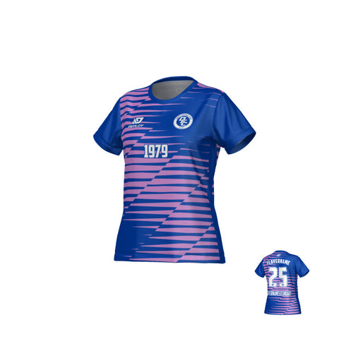 Static Womens Jersey - Royal Blue & Purple