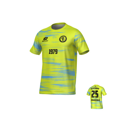 Distort Jersey - Neon Yellow