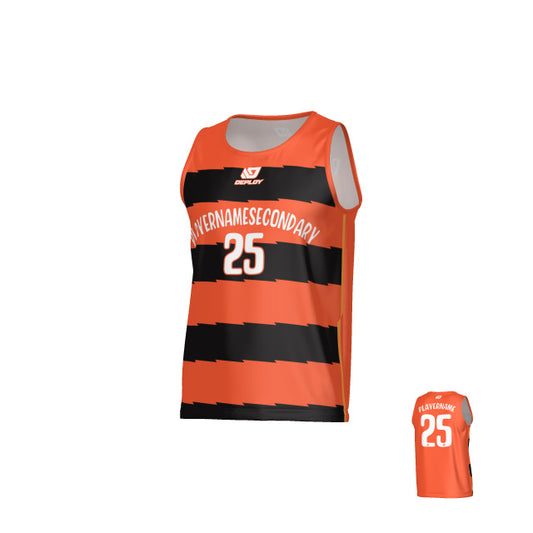 Jagged Sports Singlet - Orange