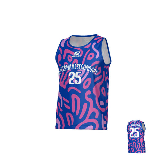 Swell Sports Singlet - Royal Blue