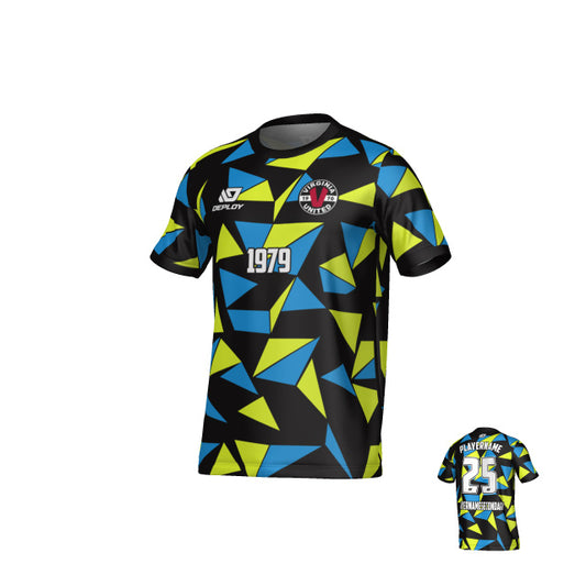 VIRGINIA UNITED SUMMER - SHARDS - BLACK & NEON
