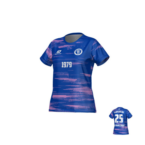 Distort Womens Jersey - Royal Blue & Purple