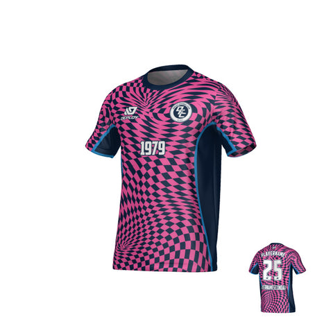Vortex Jersey - Navy & Pink