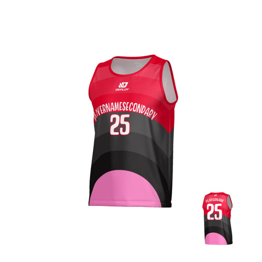 Curve Sports Singlet - Red