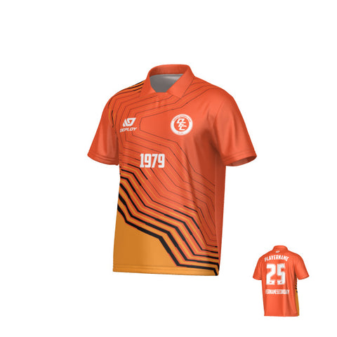 Circuit Collared Jersey - Orange