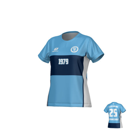 Shift Womens Jersey - Sky Blue & Navy