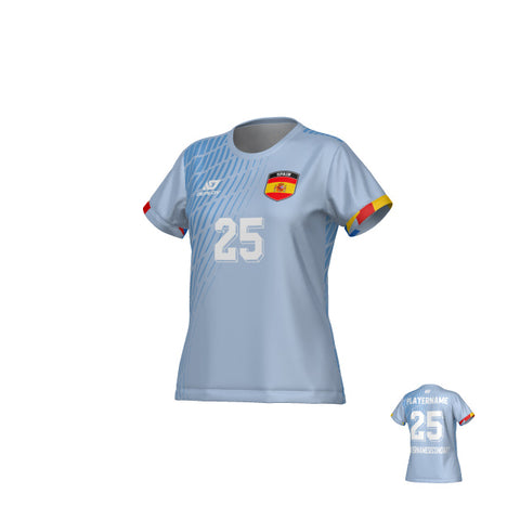 Spain Away Womens Jersey