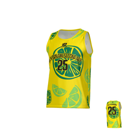Oranges Sports Singlet - Yellow