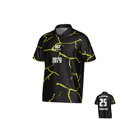 DUBBO 6s SUMMER - CRACKS FLURO YELLOW