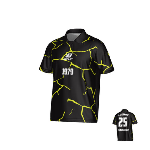 DUBBO 6s SUMMER - CRACKS FLURO YELLOW