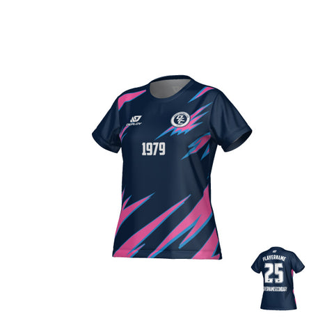 Sharp Womens Jersey - Navy & Pink