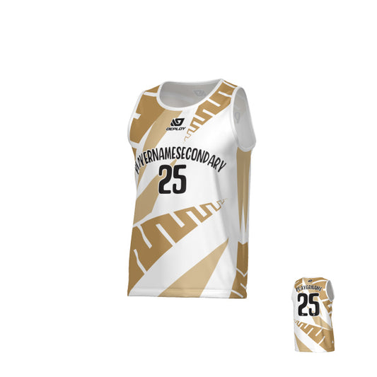 Fern Sports Singlet - White