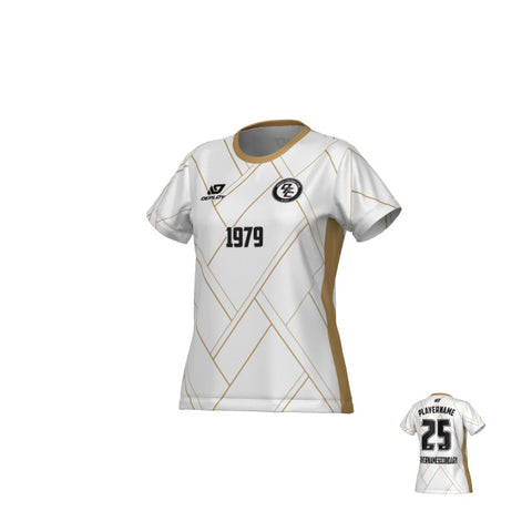 Plaid Womens Jersey - White