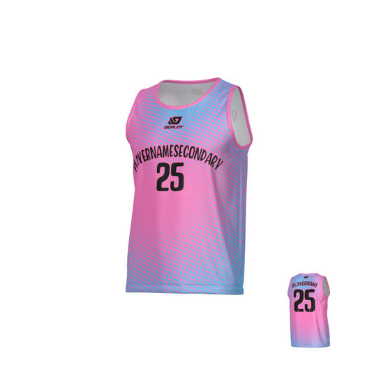 Dots Sports Singlet - Pink