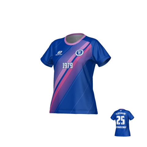 Velocity Womens Jersey - Royal Blue & Purple