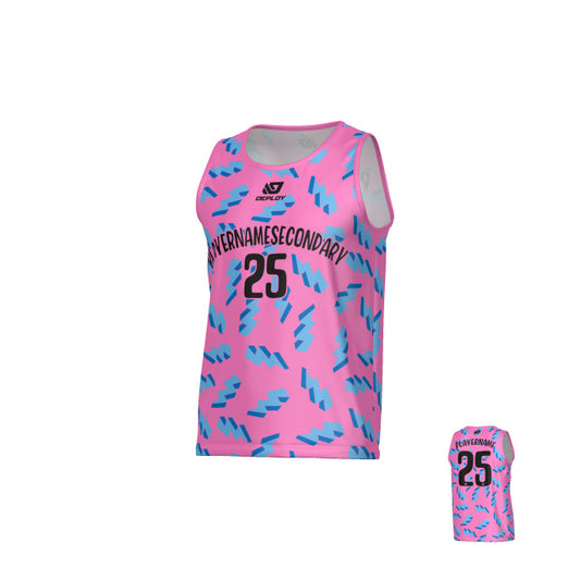 Lightning Sports Singlet - Pink
