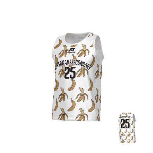 Banana Sports Singlet - White