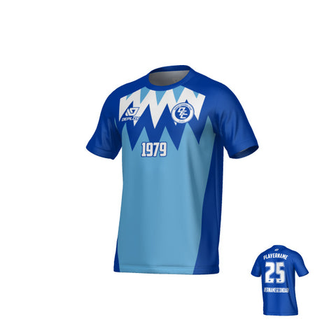 Carnival Jersey - Royal Blue & Sky Blue