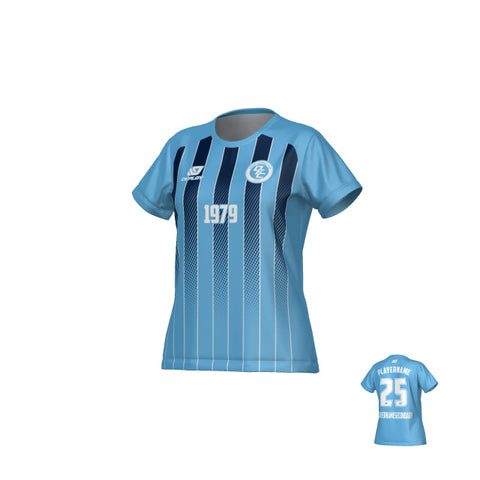 Streamline Womens Jersey - Sky Blue & Navy