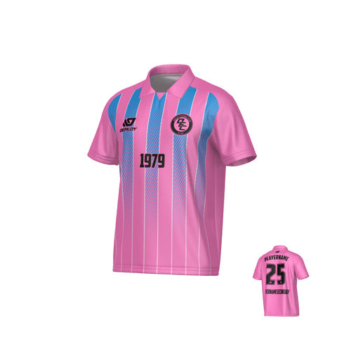 Streamline Collared Jersey - Pink
