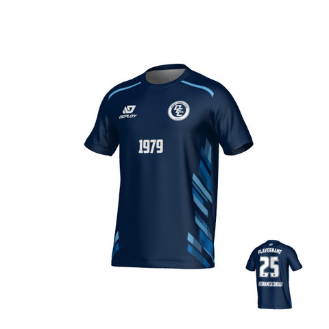 Turbo Jersey - Navy & Sky Blue