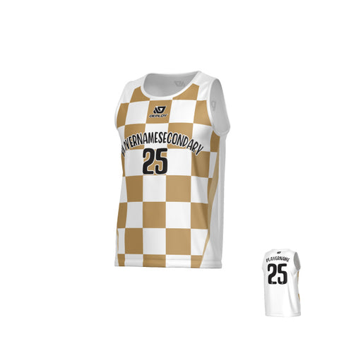 Checkers Sports Singlet - White