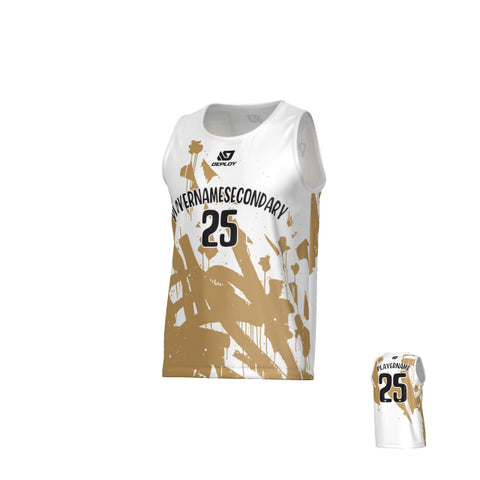 Paint Sports Singlet - White