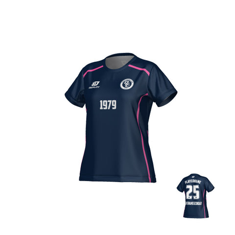 Contour Womens Jersey - Navy & Pink