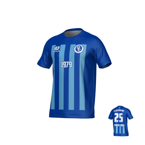 Bars Jersey - Royal Blue & Sky Blue