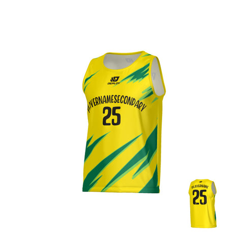 Sharp Sports Singlet - Yellow