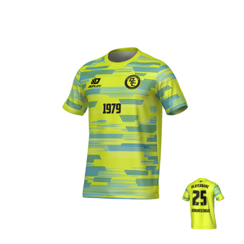 Glitch Jersey - Neon Yellow