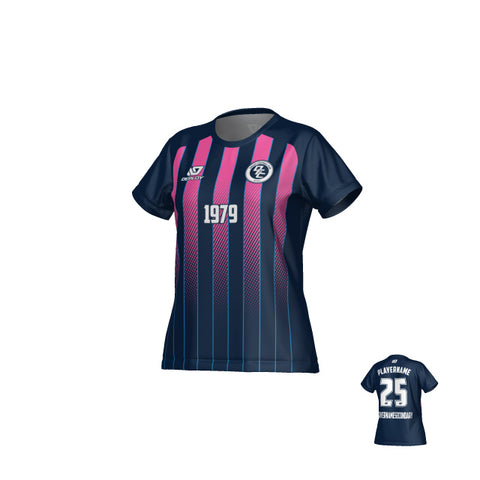 Streamline Womens Jersey - Navy & Pink
