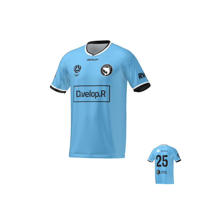 SUTHERLAND SHARKS FC - 2025 JDL HOME JERSEY - Deploy Football - Australia's Best Footballs & Soccer Balls