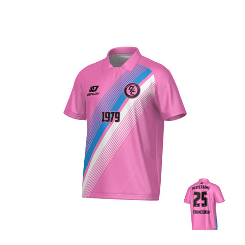 Velocity Collared Jersey - Pink