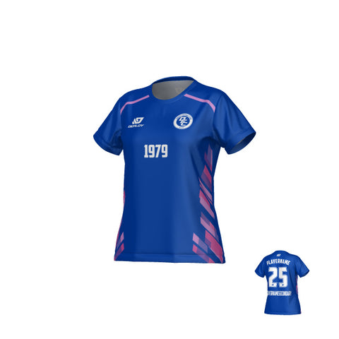 Turbo Womens Jersey - Royal Blue & Purple