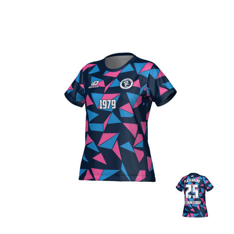 Shards Womens Jersey - Navy & Pink
