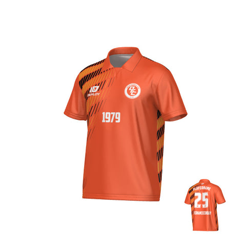 Spray Collared Jersey - Orange