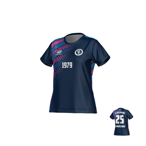Spray Womens Jersey - Navy & Pink